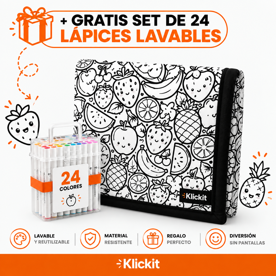 ColorBlanket™ | Manta para Colorear Lavable + 24 Marcadores GRATIS 🎨