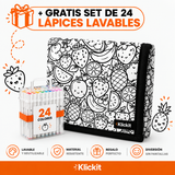 ColorBlanket™ | Manta para Colorear Lavable + 24 Marcadores GRATIS 🎨