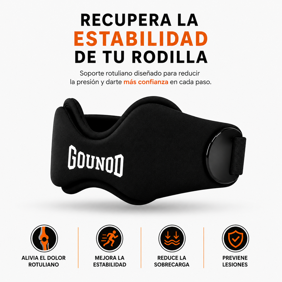 RodillaFirme™ | Banda de soporte de rótula