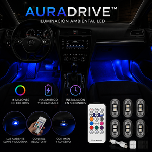 AuraDrive™ | Luces LED Ambientales para Auto