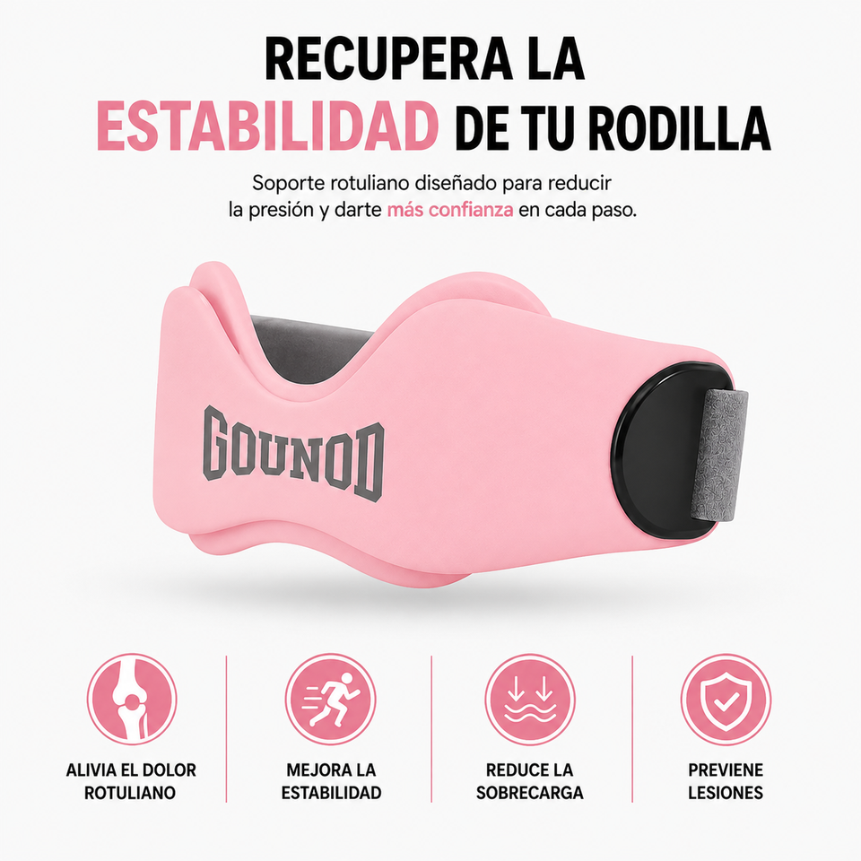 RodillaFirme™ | Banda de soporte de rótula
