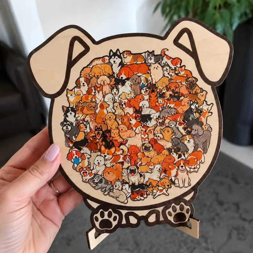 Pawzzle™ | Puzzle de Animalitos de Madera